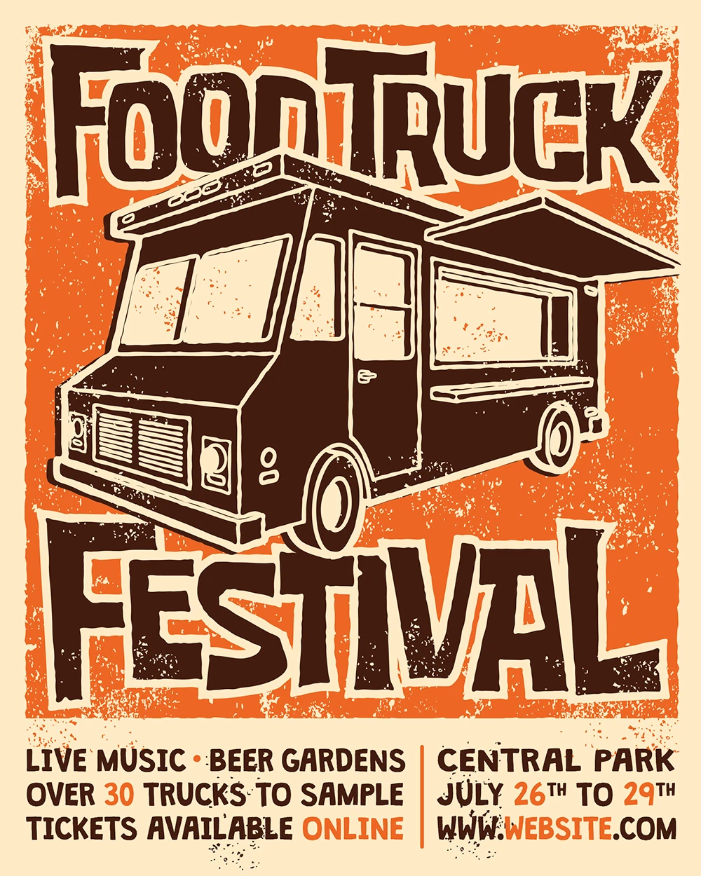 Food Truck Festival illustration